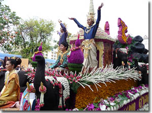 Festival del Flores en Chiang Mai