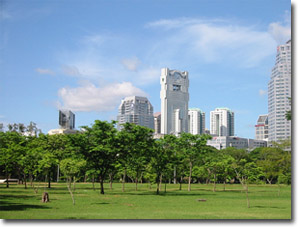 Parque Lumphini en Bangkok