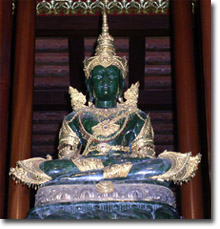 buda esmeralda en el templo Wat Phra Kaew