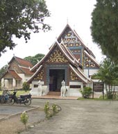 Templo Wat Nong Bua en la provincia de Nan