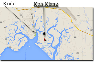 Localizacion de Ko Klang