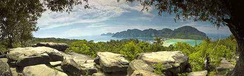 vista de las islas Phi Phi