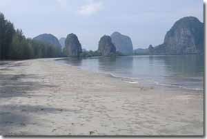 Playa en la provincia de Trang